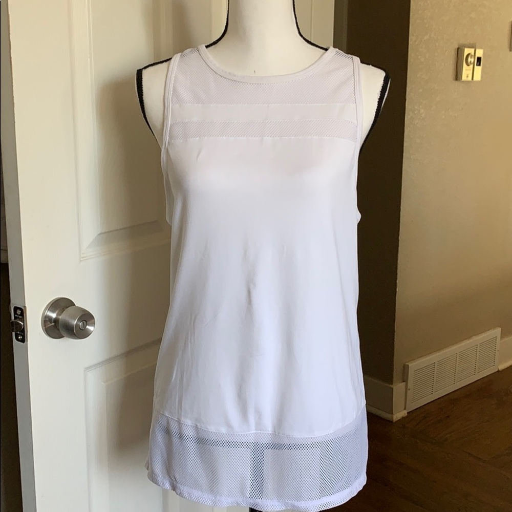 Fabletics long white tank small